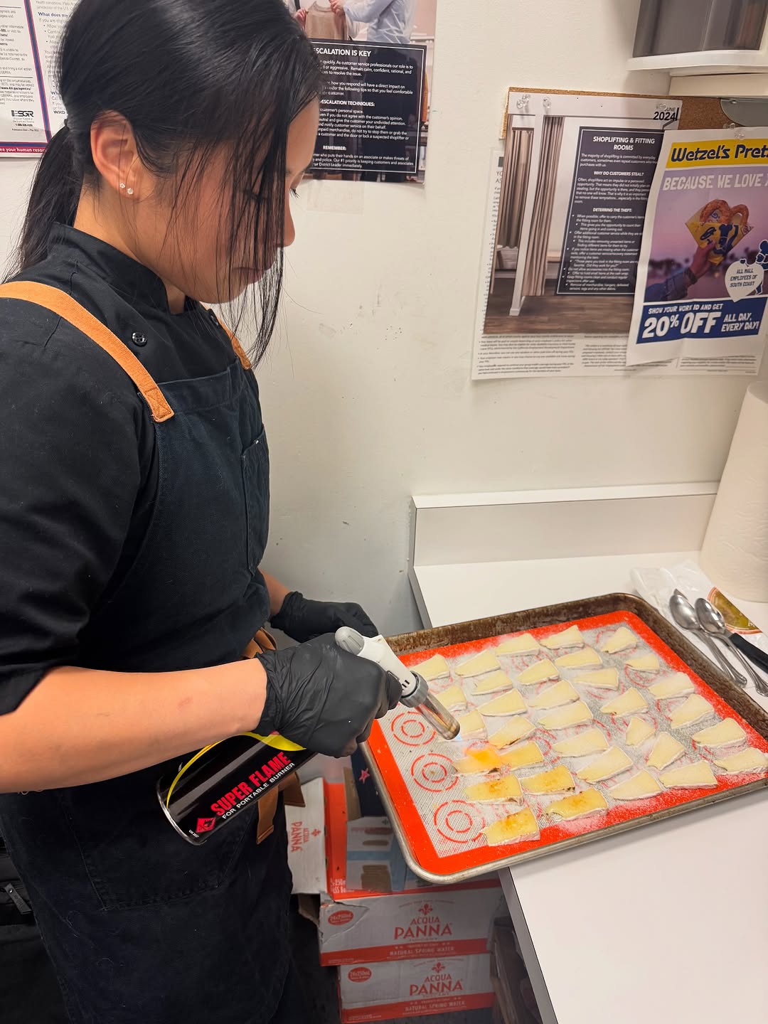 Cocktail bites prepared by Chef Dorothy for a catered event