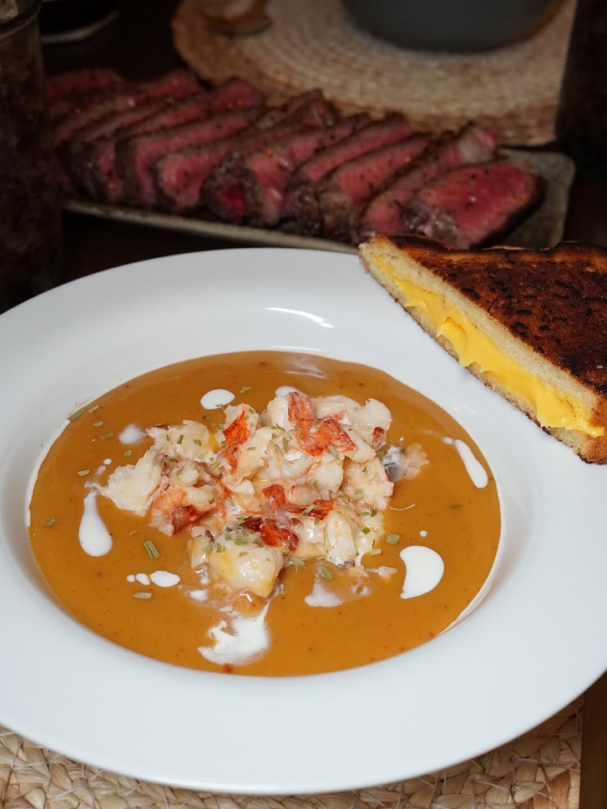 Lobster dinner by Chef Dorothy